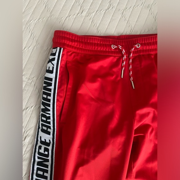 ARMANI EXCHANGE red sweatpants size x small - Picture 5 of 5